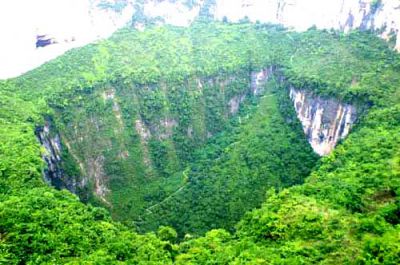 天坑地縫茅草壩景區